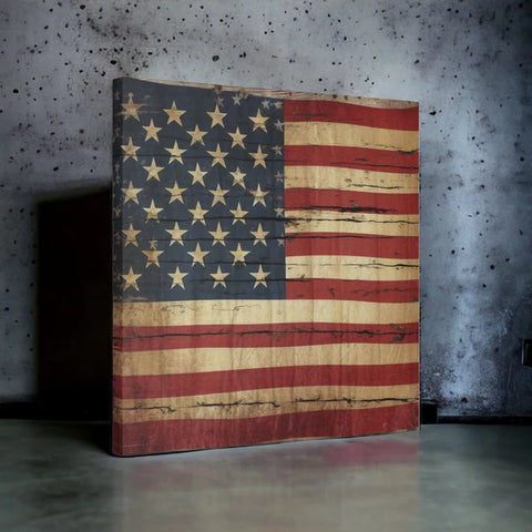rustic American flag decor for your home