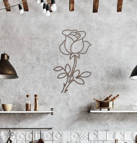 Enhance Your Space With Metal Flower Rose Wall Decor