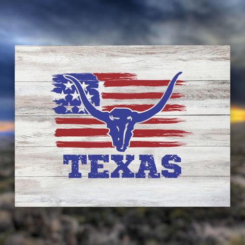 American Texas canvas print