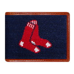 Boston Red Sox Needlepoint Bi-Fold Wallet by Smathers & Branson