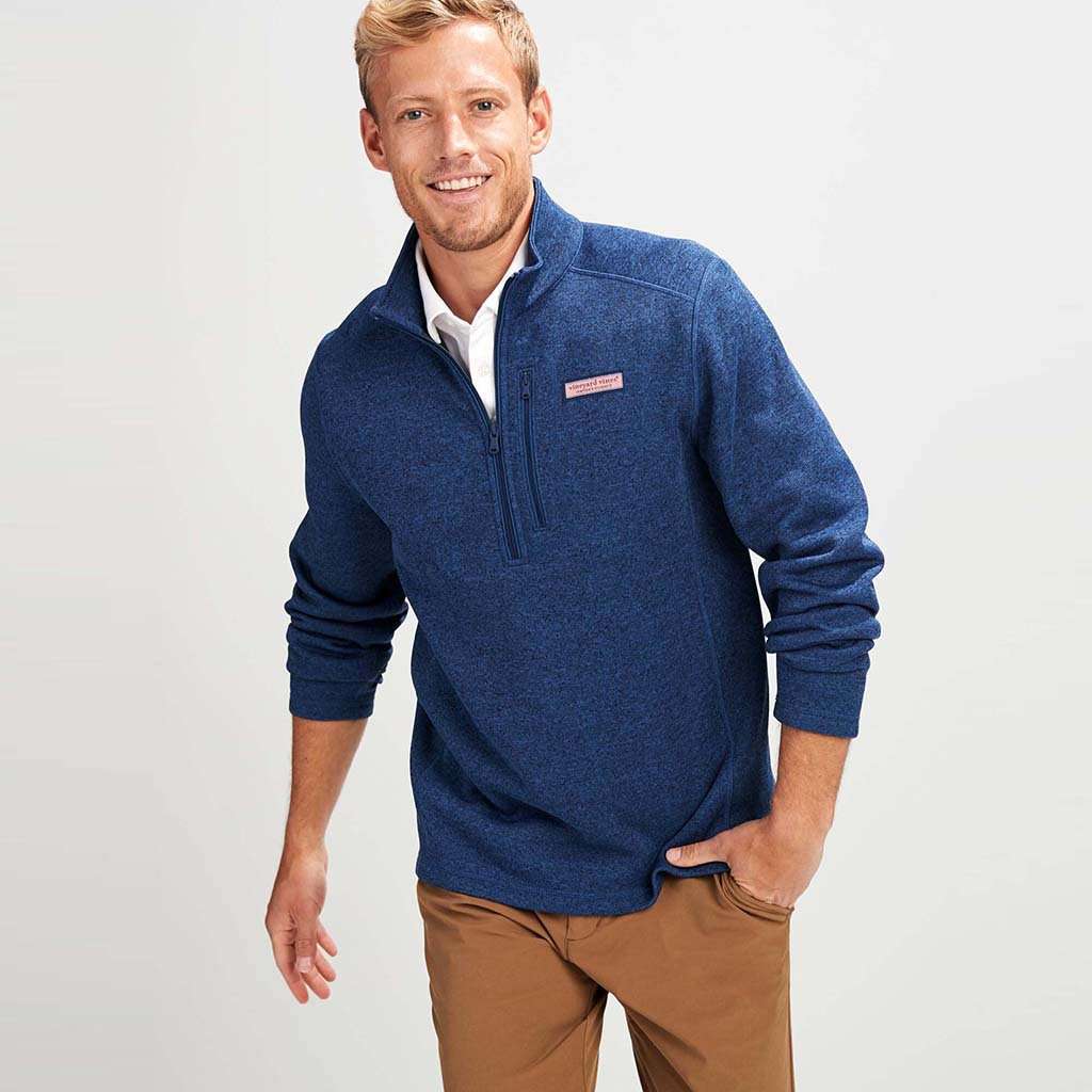 Vineyard Vines Mountain Sweater Fleece 1/2 Zip Pullover | Free Shipping
