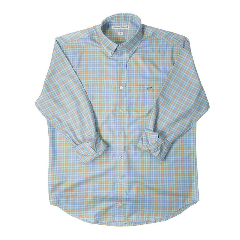 Southern Point Co. The Hadley Shirt in Lime Tattersall