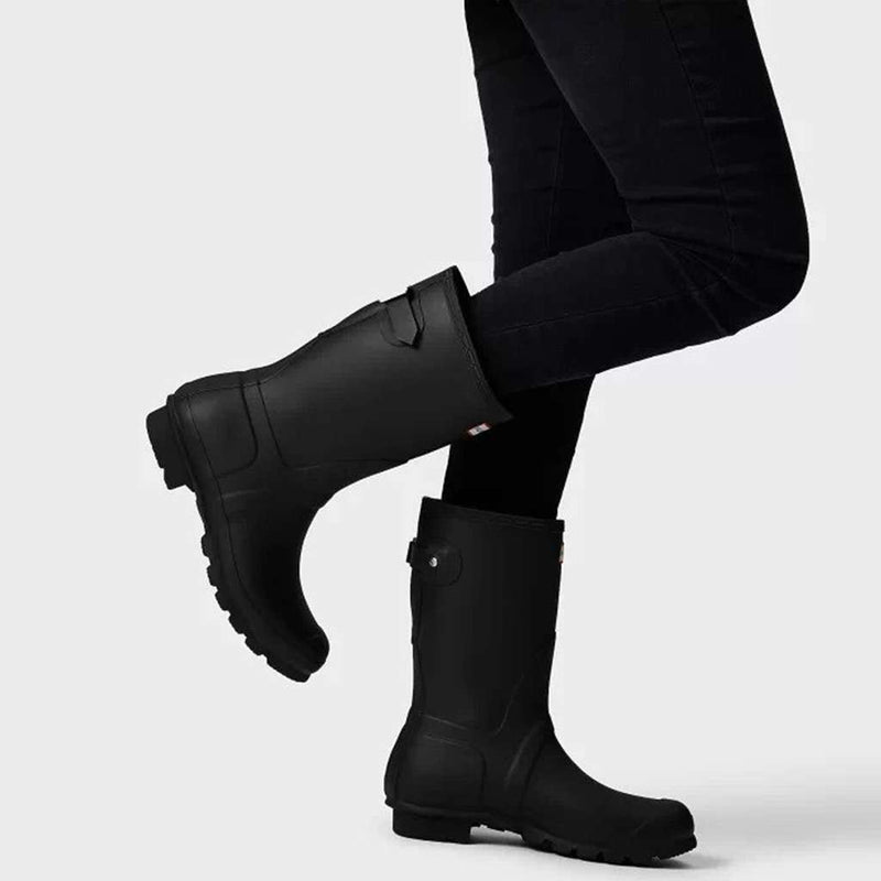 Short Back Adjustable Rain Boots 