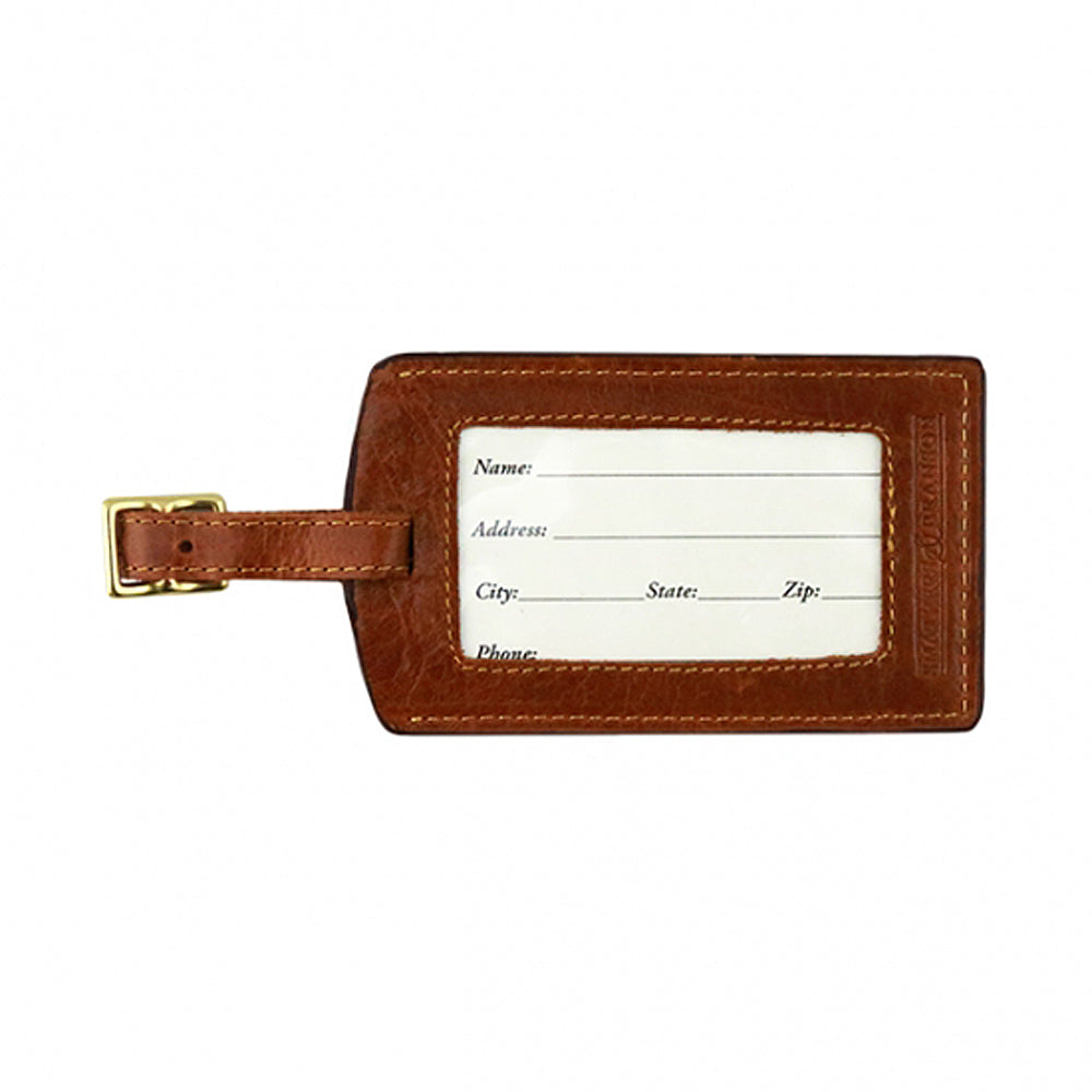 Coral Crab Needlepoint Luggage Tag by Smathers & Branson