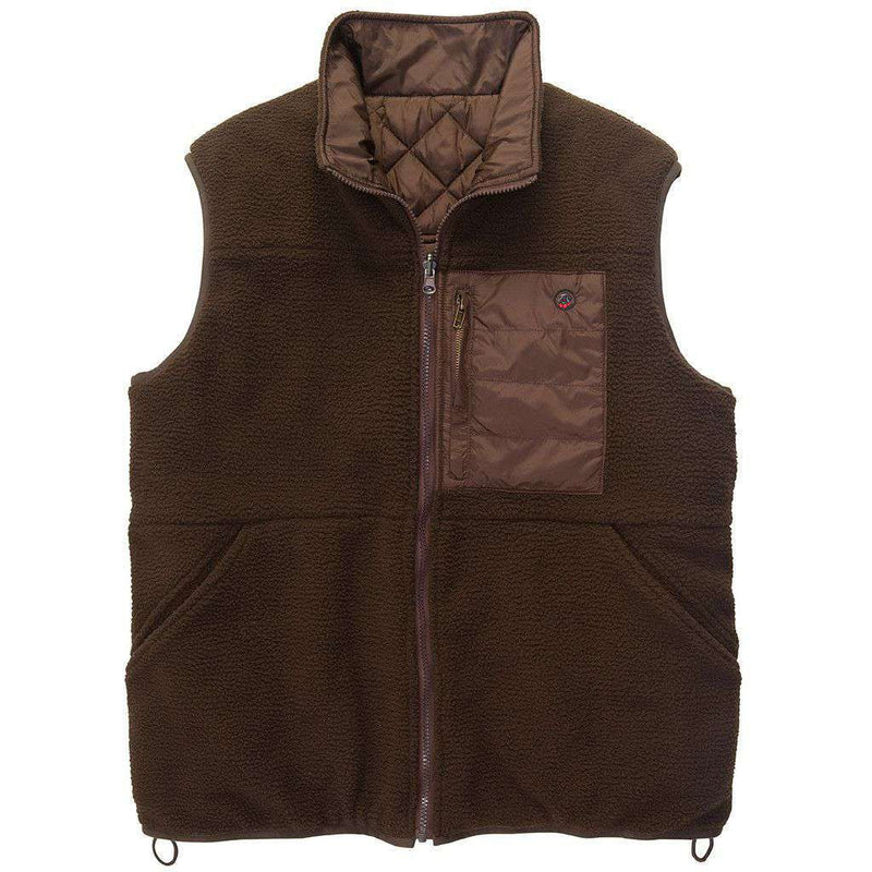 Southern Proper All Prep Reversible Vest in Mulch – Country Club Prep
