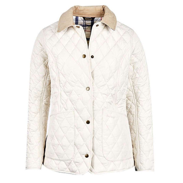 Barbour Spring Annandale Quilted Jacket in Pearl