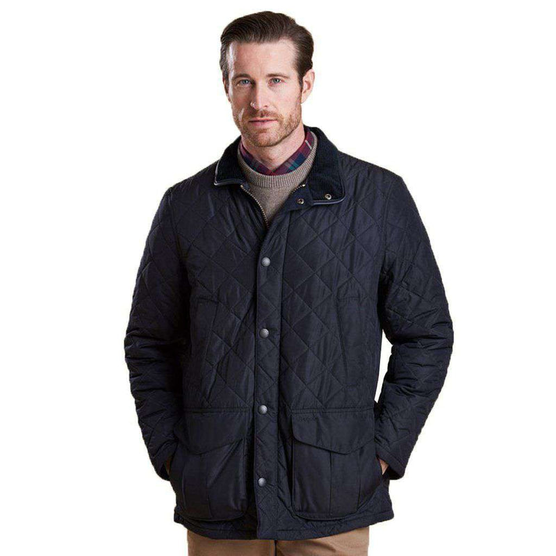 barbour mens devon quilted jacket