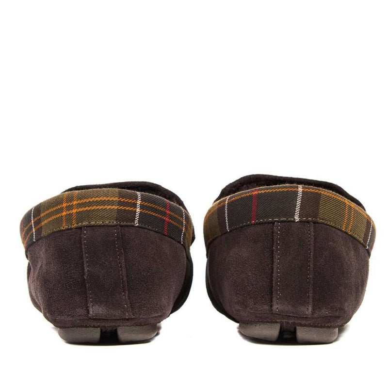 barbour mens leather slippers