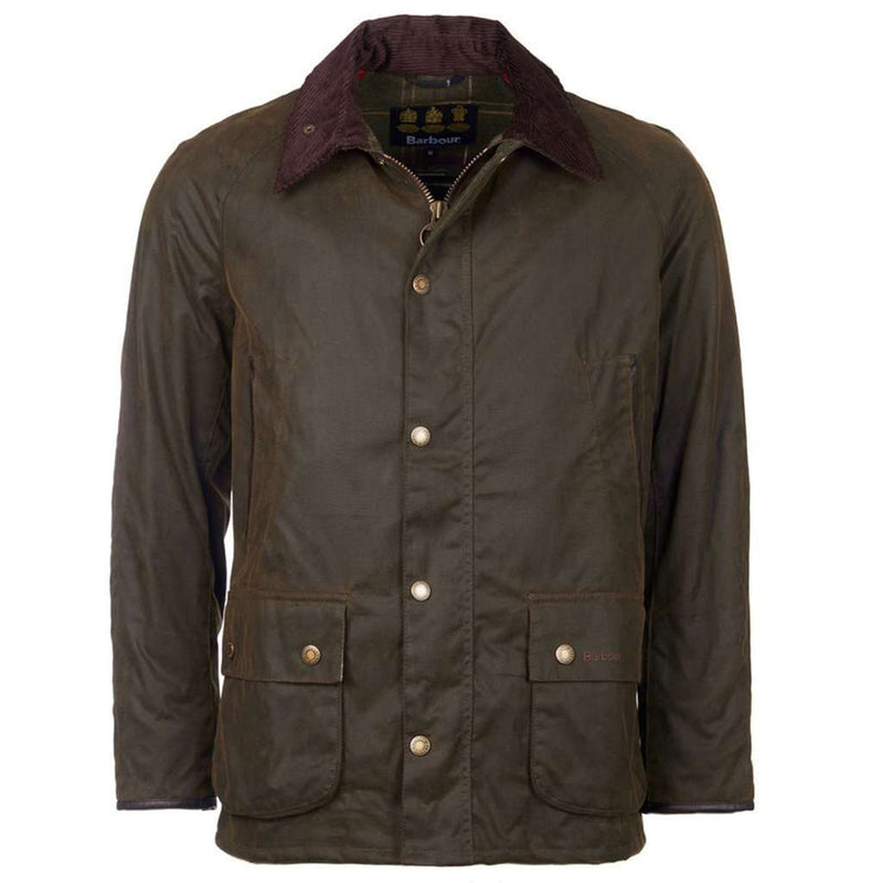 Barbour Sterling Wax Jacket in Olive