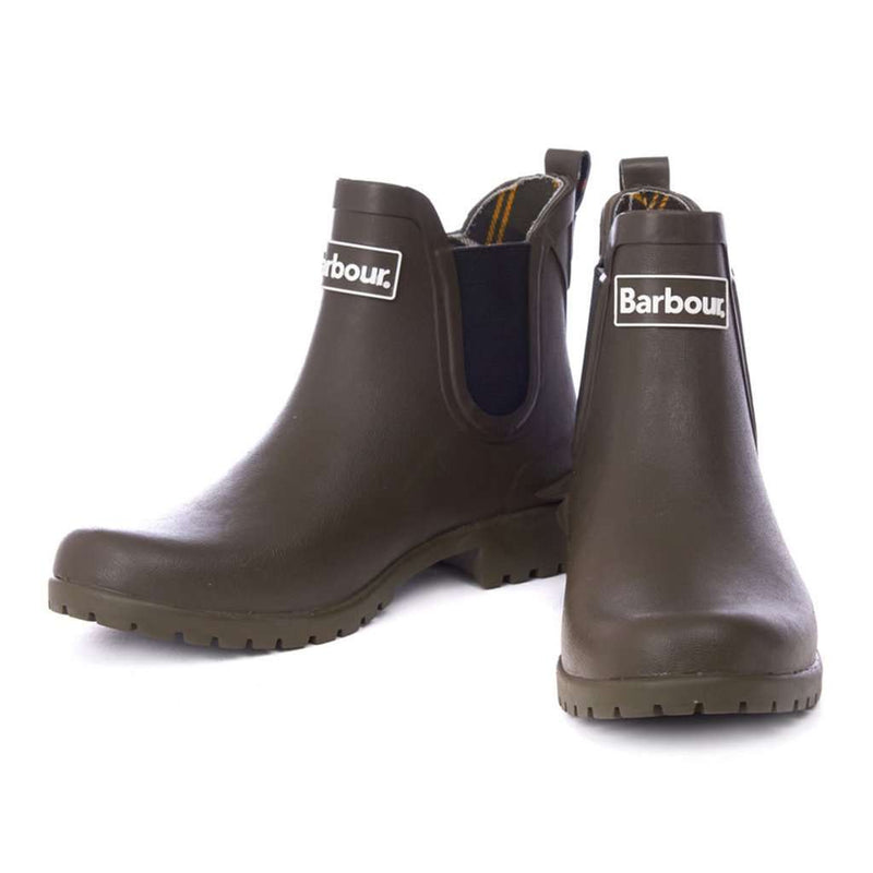 Barbour Wilton Wellingtons in Olive – Country Club Prep