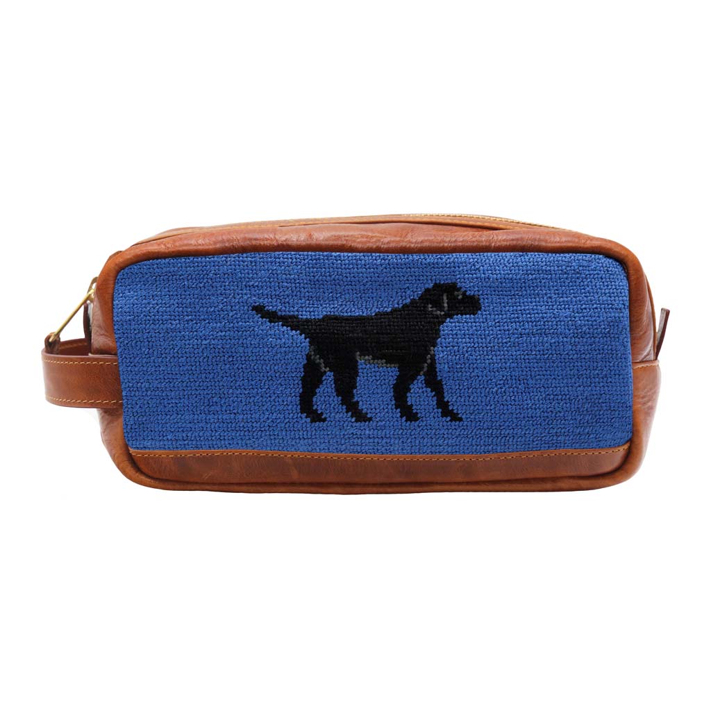 Black Lab Needlepoint Toiletry Bag by Smathers & Branson