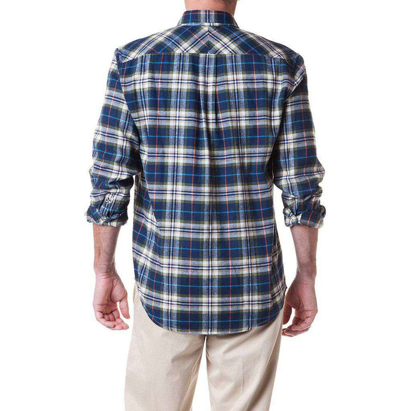 Castaway Clothing Chase Flannel Shirt in Sherwood Plaid