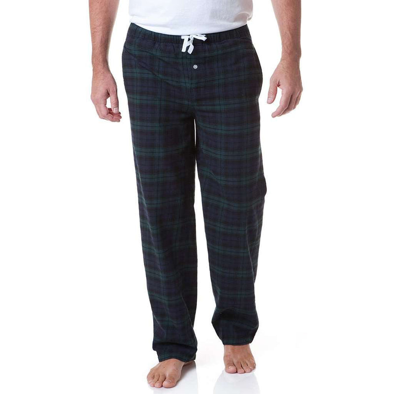 Castaway Clothing Flannel Sleeper Pant in Blackwatch Plaid