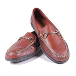  Men's Horsebit Driver Leather Loafers in Gridiron Brown by Country Club Prep