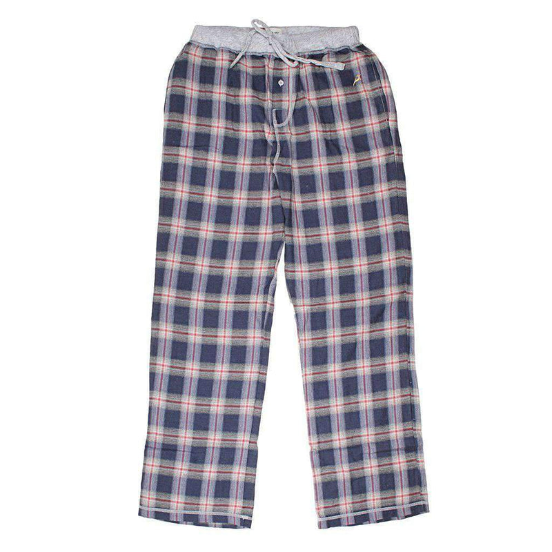 True Grit Dakota Plaid Flannel Pant in Indigo – Country Club Prep