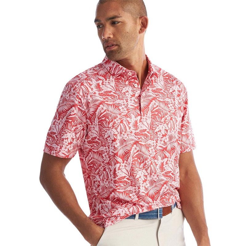 The Willis Printed Prep-Formance Jersey Polo by Johnnie-O