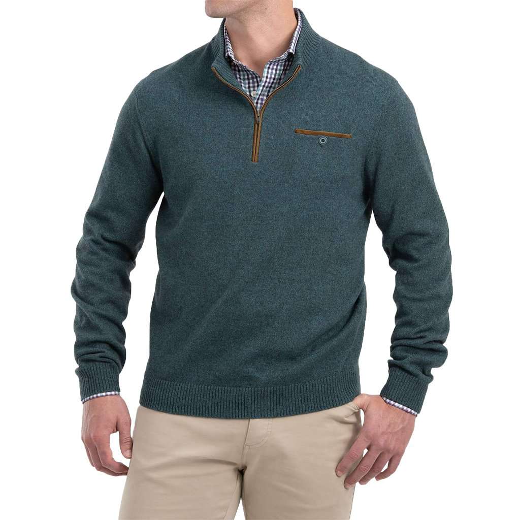 Johnnie-O Vernon 1/4 Zip Merino Wool Sweater | Free Shipping