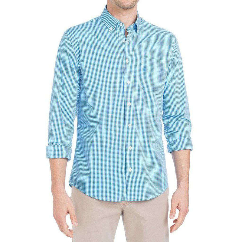 Johnnie-O Augusta Prep-Formance Button Down in Oasis