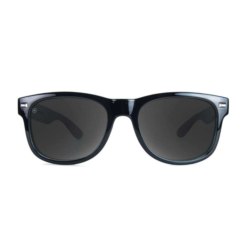 Knockaround Fort Knocks Sunglasses in Glossy Black Sage with Smoke Lenses