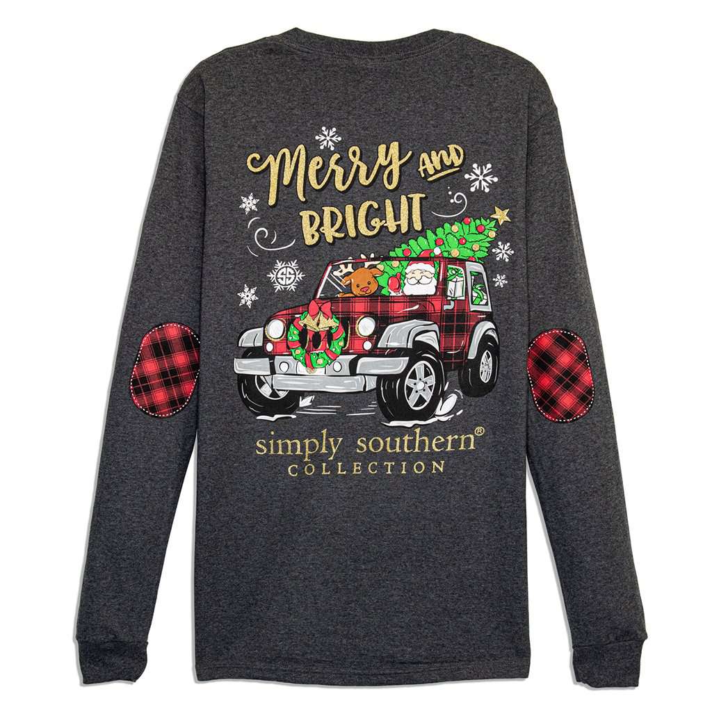 Simply Southern Long Sleeve Merry Tee | Free Shipping