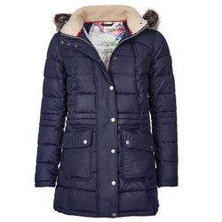 barbour long quilted jacket