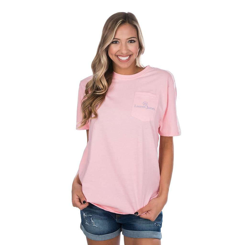 Lauren James Momma's Good Looks Tee in Cotton Candy Pink