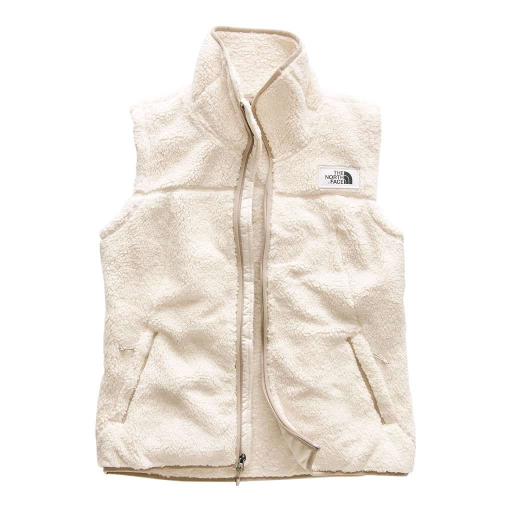 Campshire Sherpa Vest in Vintage White 