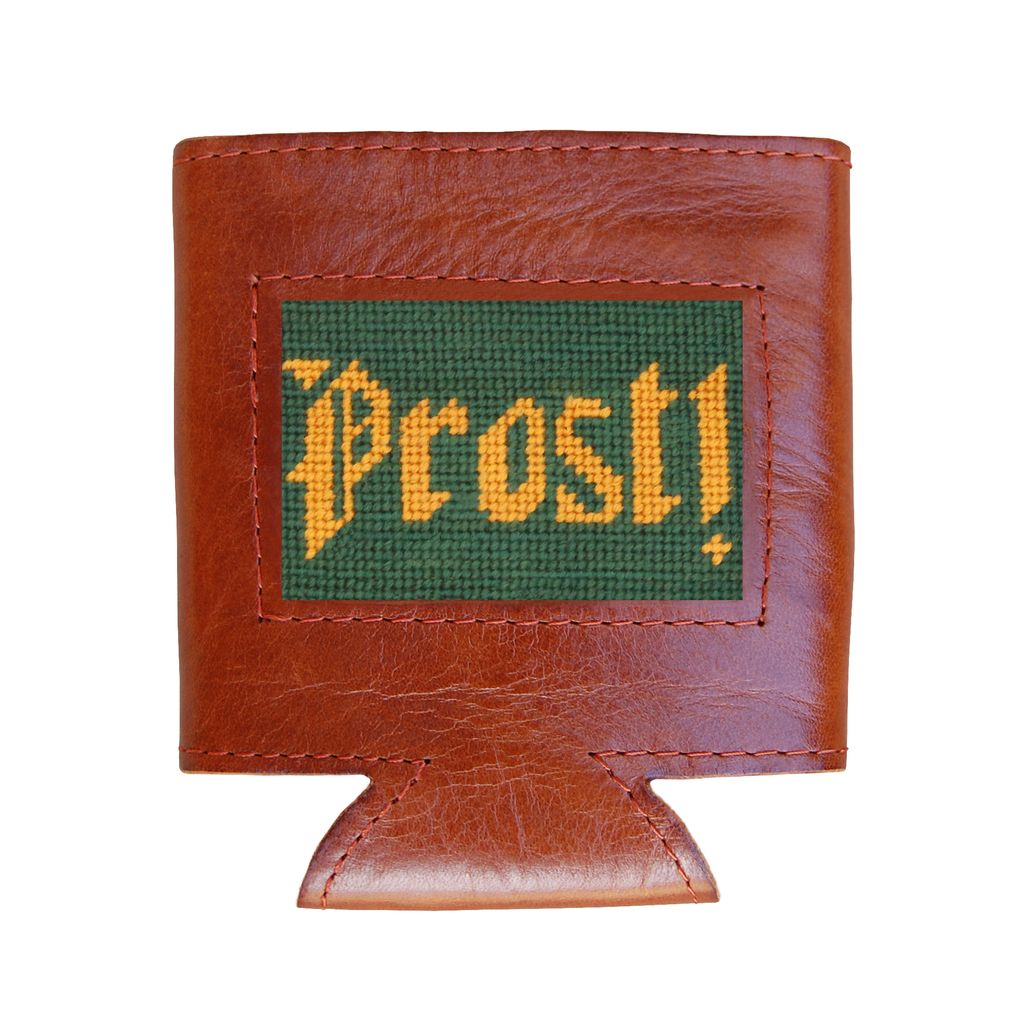 Prost Needlepoint Can Cooler by Smathers & Branson