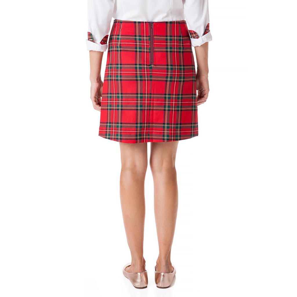 Ali Skirt in Royal Stewart Plaid by Castaway Clothing