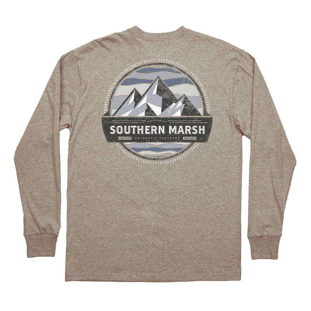 Southern Marsh Branding Collection - Summit Long Sleeve Tee in Washed ...