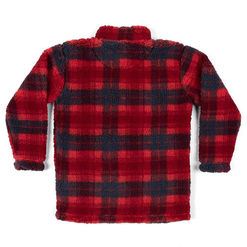 Southern Marsh Youth Andover Plaid Sherpa Pullover | Free Shipping ...