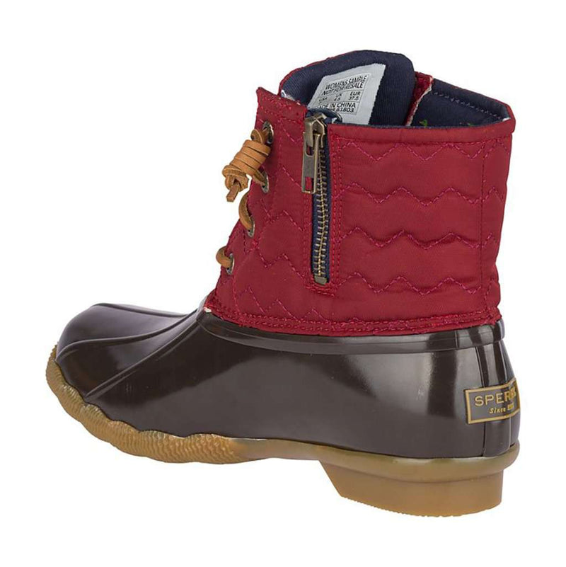 sperry women's saltwater quilted duck boots