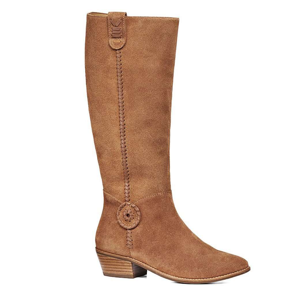 Jack Rogers Sawyer Suede Boot in Oak