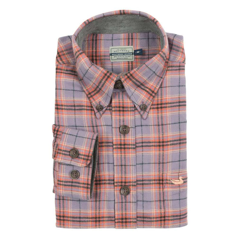 Southern Marsh Hindman Flannel in Lavender & Peach – Country Club Prep