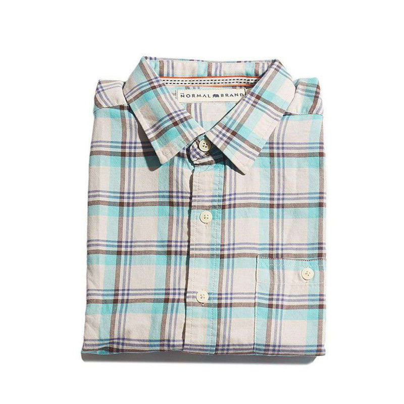 The Normal Brand Clayton Twill Button Up in Pacific – Country Club Prep