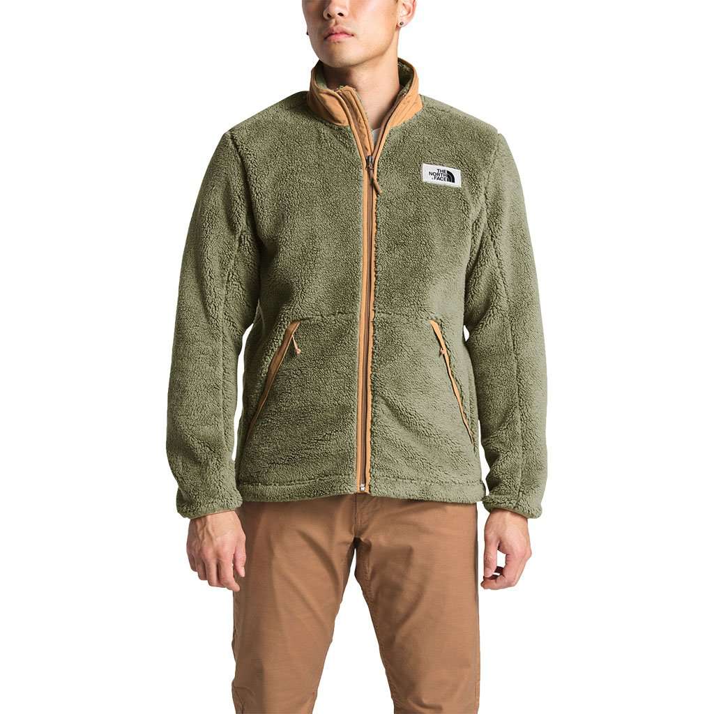 The North Face Men's Campshire Full Zip Sherpa Fleece in Four Leaf ...