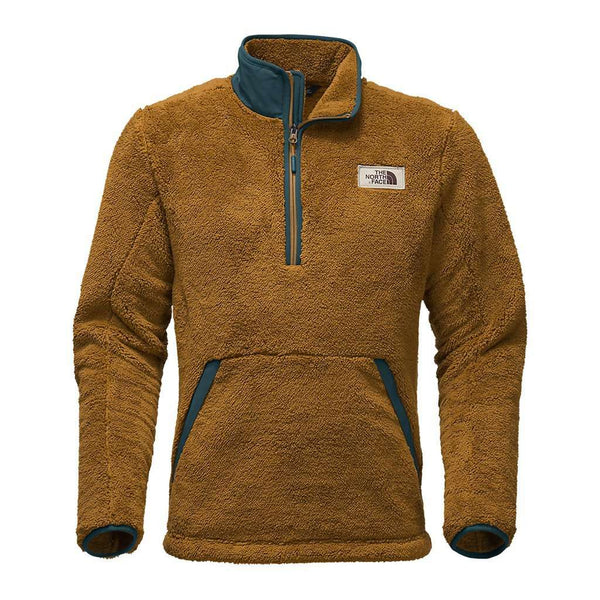 The North Face Men's Campshire Sherpa Fleece Pullover in Golden Brown