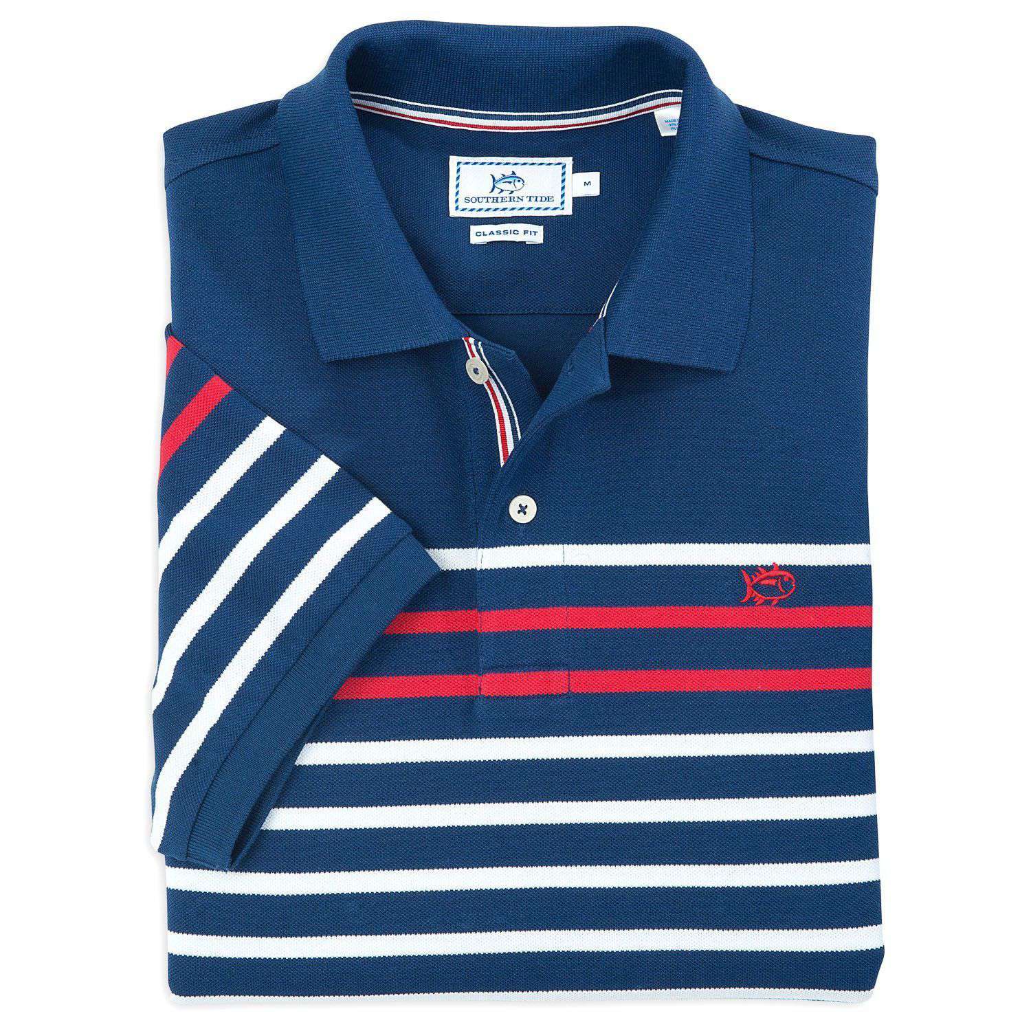 Southern Tide The Primary Polo in Yacht Blue – Country Club Prep