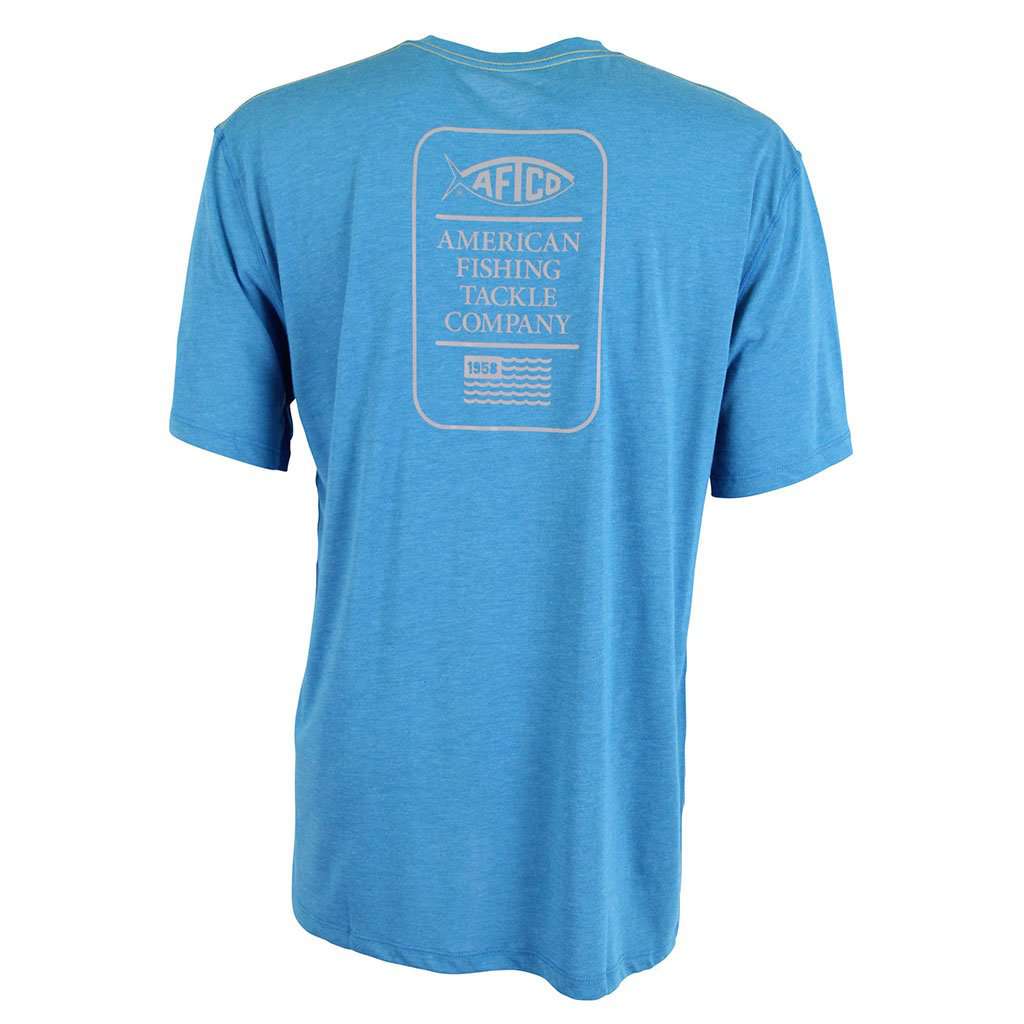 AFTCO Haze Performance Tee Shirt in Teal