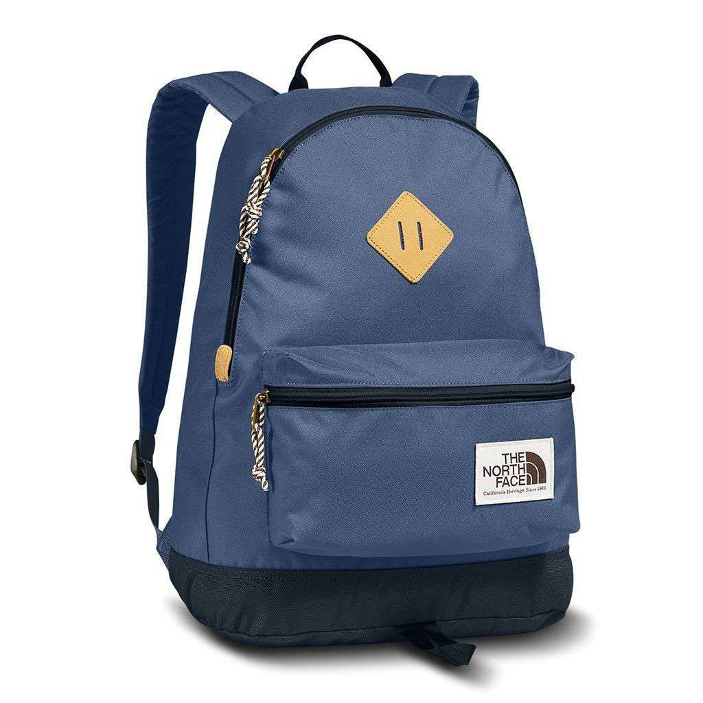 The North Face Berkeley Backpack In Shady Blue And Urban Navy