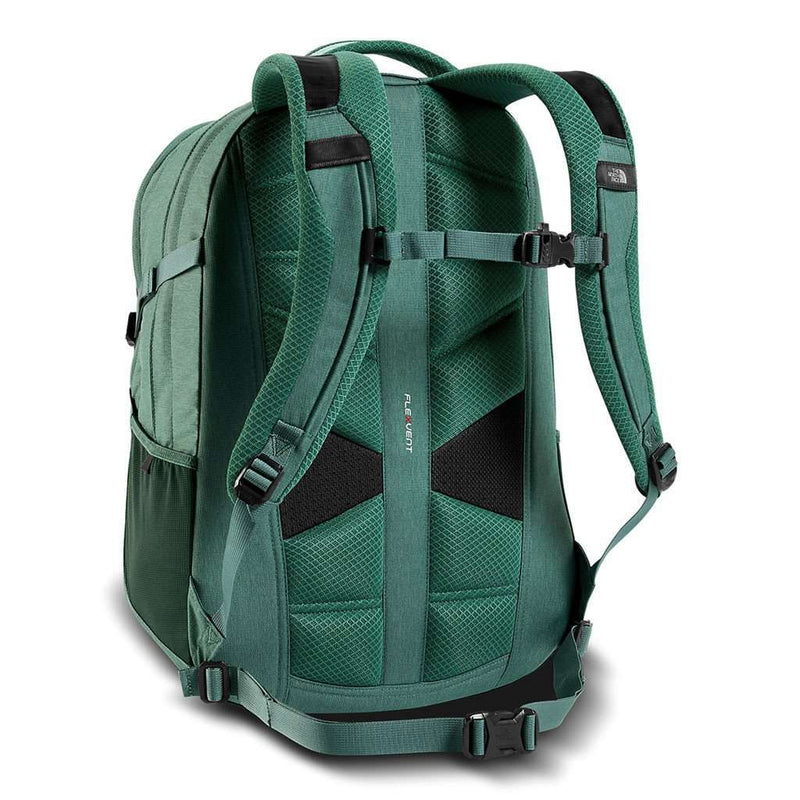 The North Face Recon Backpack In Darkest Spruce And Silver Pine Green Light Heather
