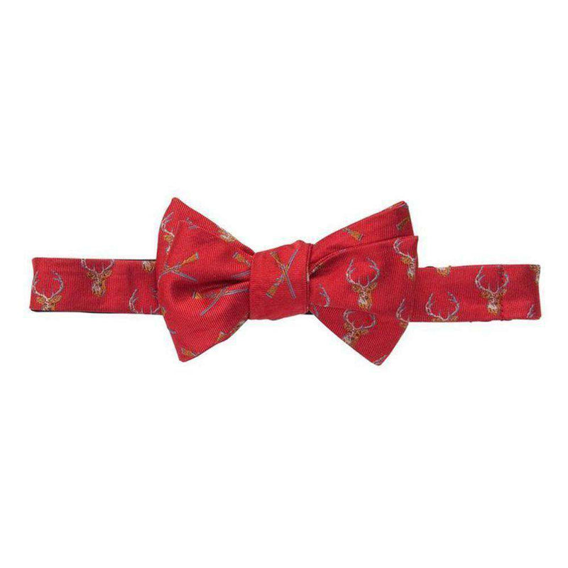Southern Proper Buck and Shotgun Bow Tie in Red – Country Club Prep