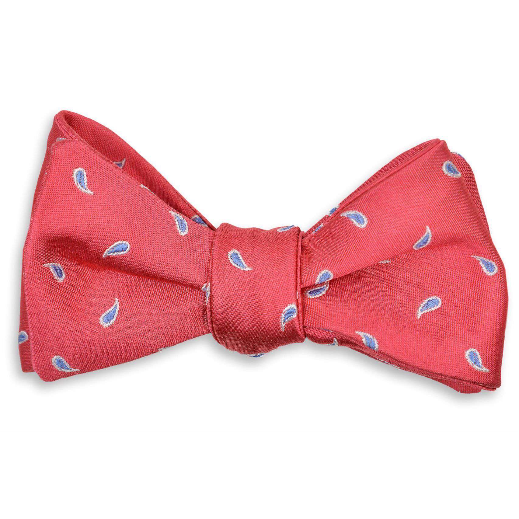 High Cotton Cooper Bow Tie in Coral