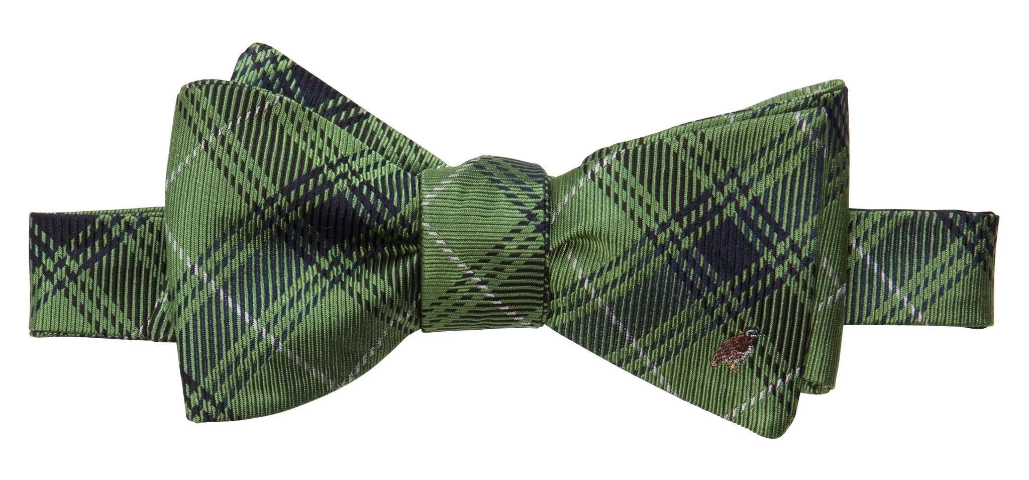 Southern Proper Quail Bow Tie in Green – Country Club Prep