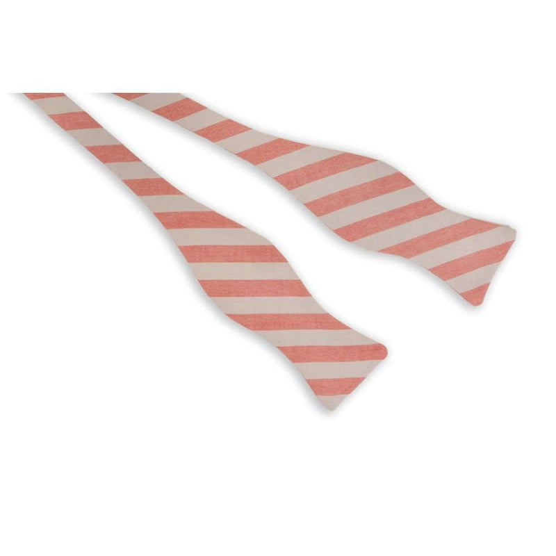 High Cotton Red and Grey Oxford Stripe Bow Tie – Country Club Prep