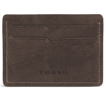 Trask Jackson Weekender Card Wallet in Walnut American Steer