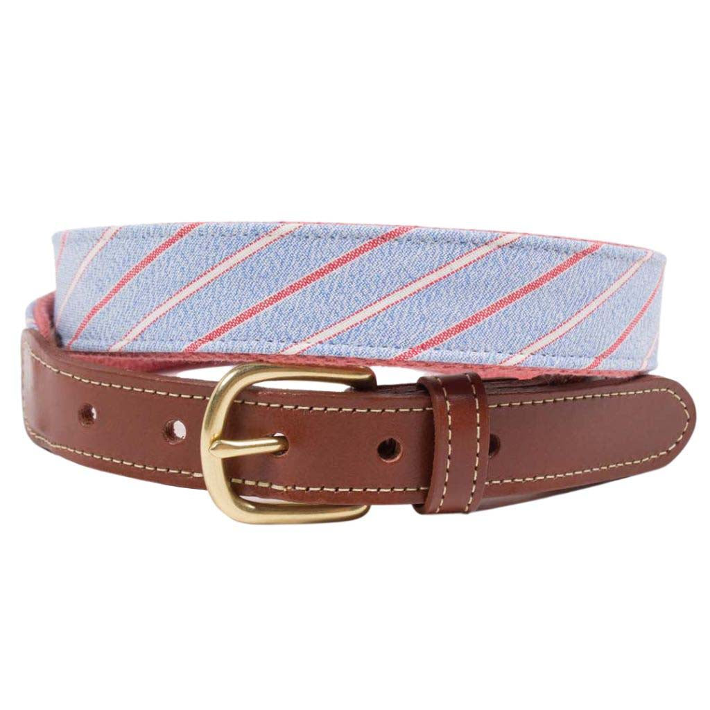Southern Tide Embroidered Skipjack Belt in Yacht Blue – Country Club Prep