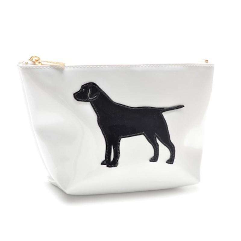 Medium Avery Case in White with Black Lab by Lolo