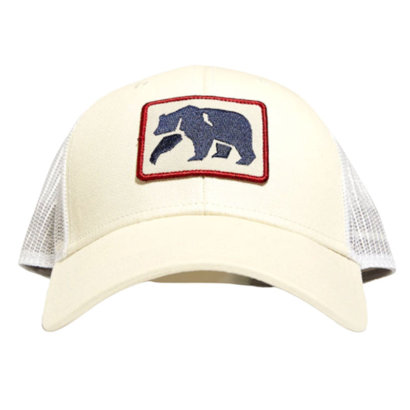 The Dano Trucker Cap in Cream and Blue | The Normal Brand – Country ...