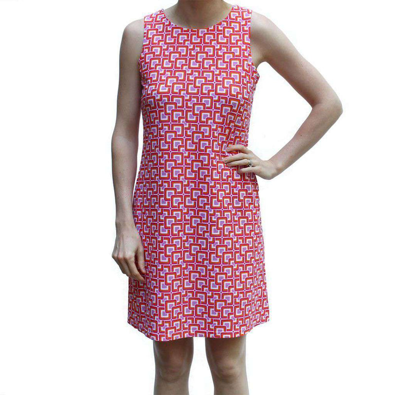 Beth Dress in Coral by Jude Connally – Country Club Prep